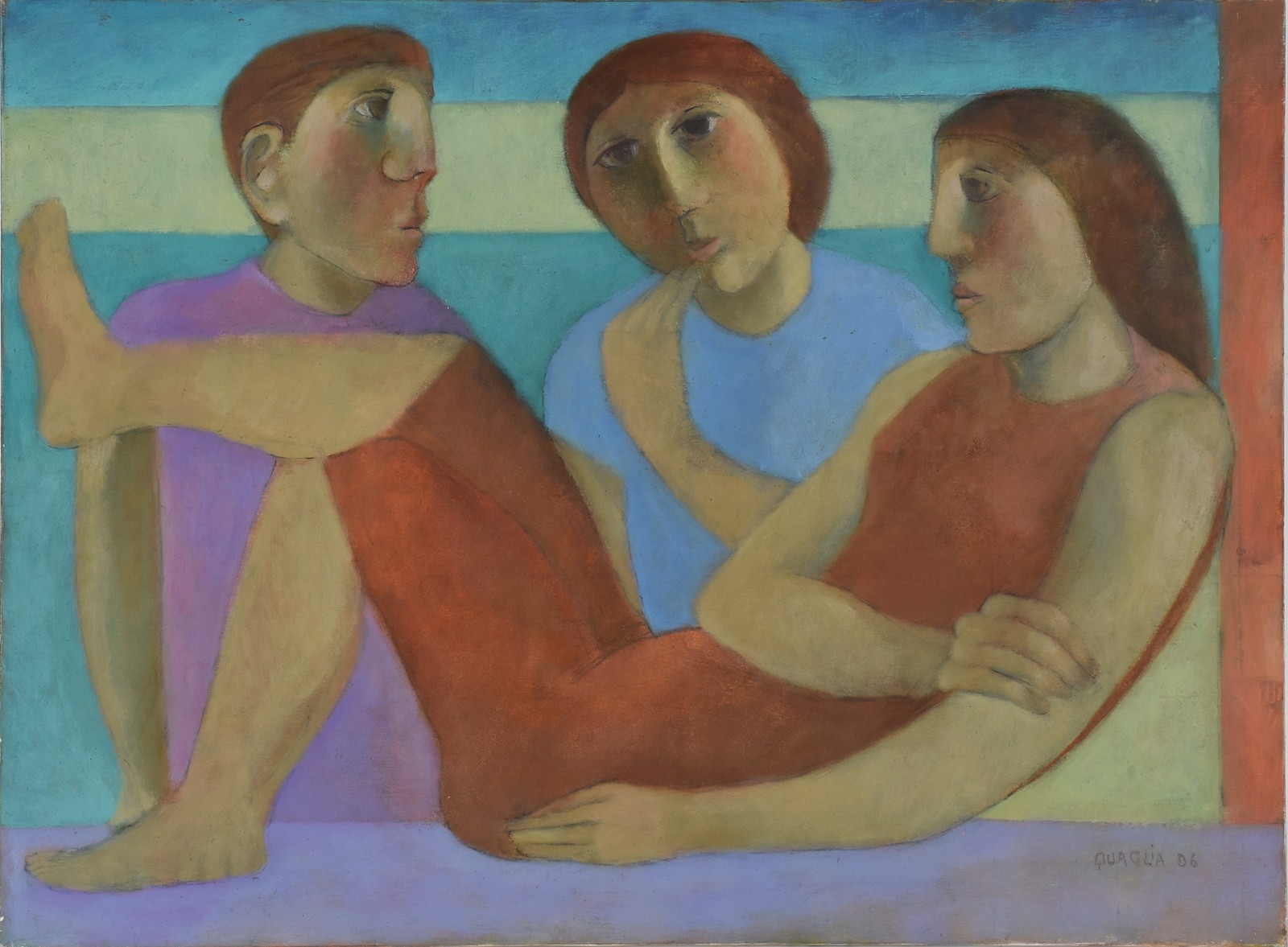João Quaglia (1928-2014), Três Figuras - foto 1 de 3