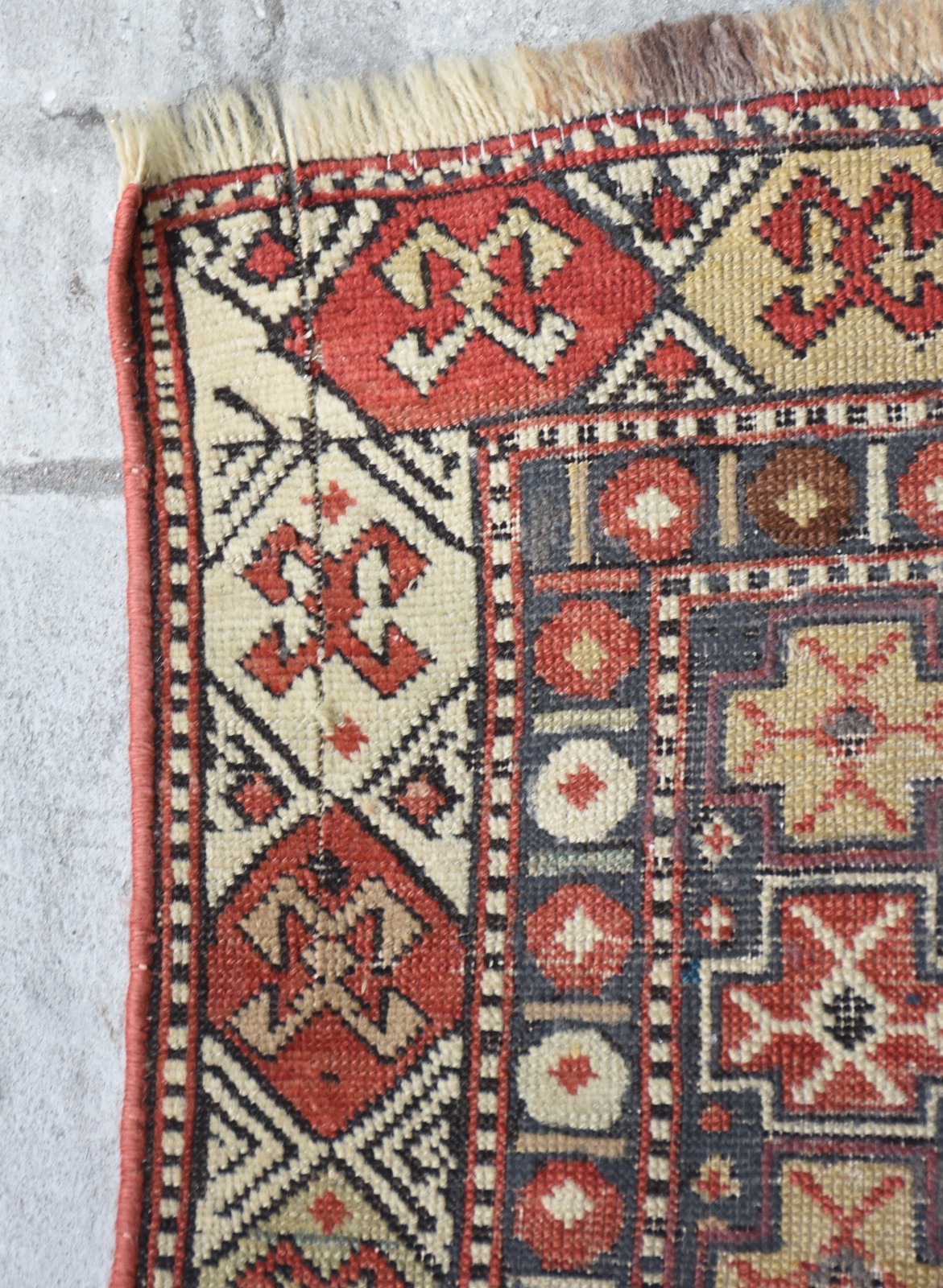 Tapete Shirvan (com restauro e desgastes). - foto 4 de 4