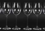 Seis taças de cristal da bohemia para vinho tin... - Seis taças de cristal da bohemia para vinho tinto  350 ml.