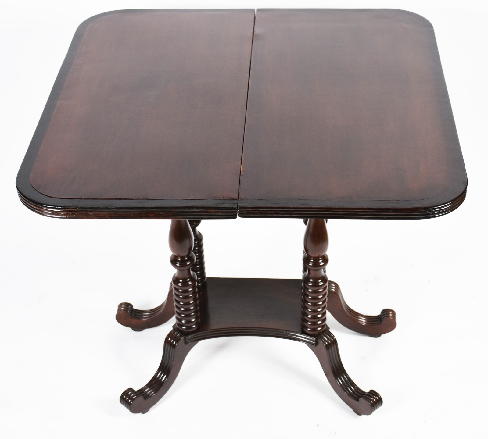 Elegante console reversível para mesa de madeira nobre, tampo apoiado... - foto 3 de 4