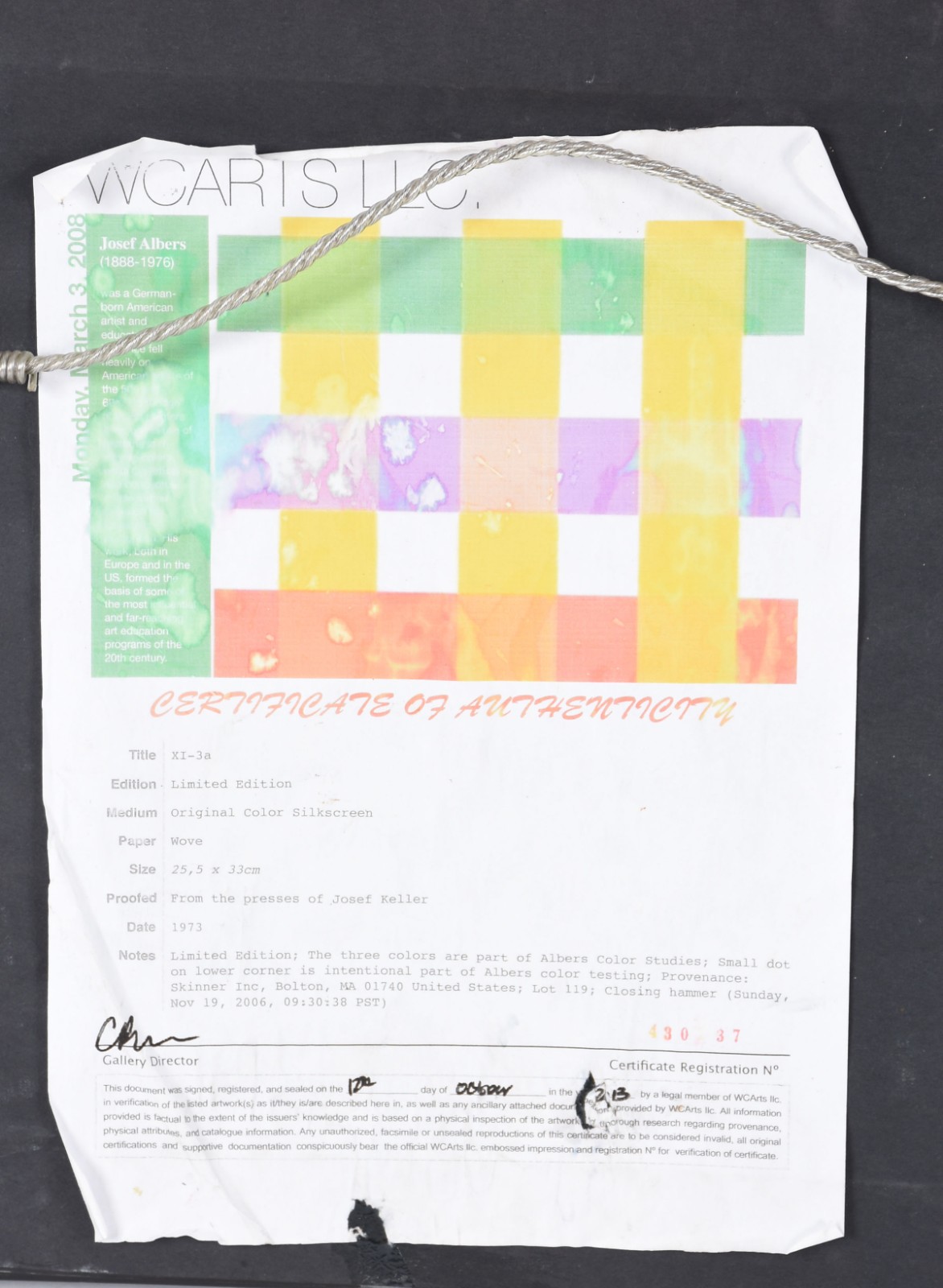 Josef Albers  (1888-1976), XI - 3a - foto 4 de 4