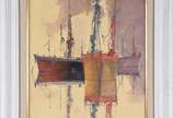 Sansão Pereira (1919-2014), Barcos - Óleo sobre tela.