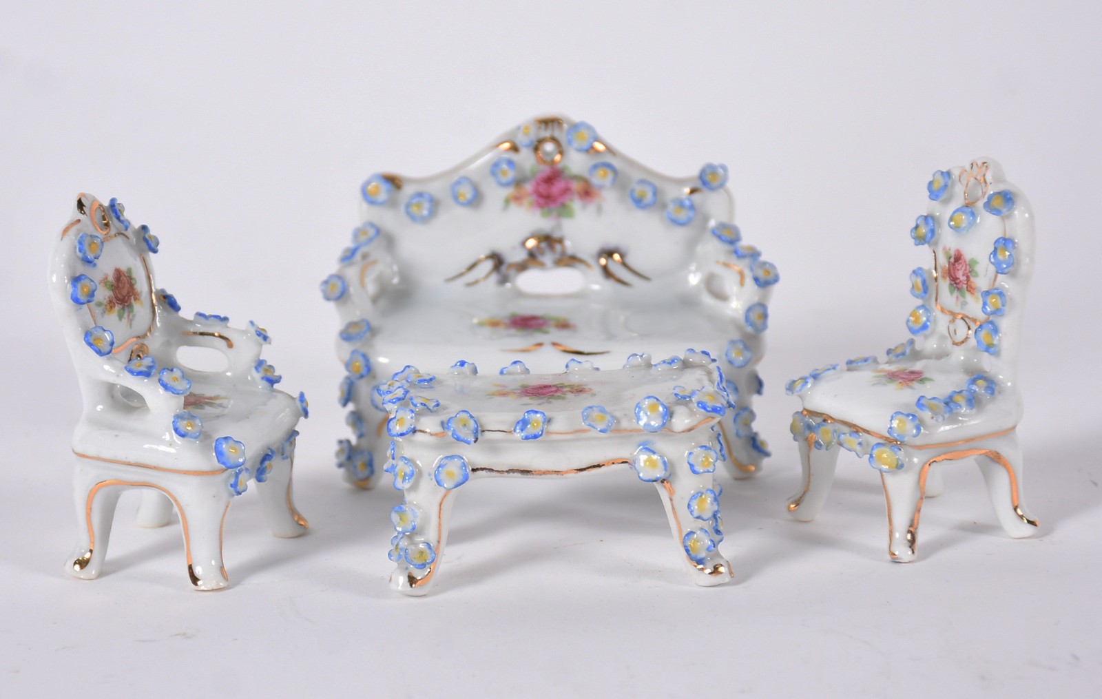 Sala de visita em miniatura de porcelana policromada VIEIRA DE... - foto 2 de 5