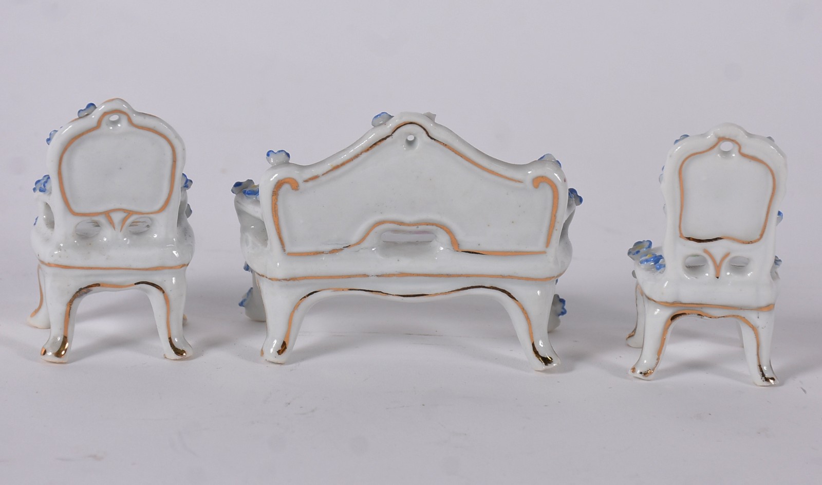 Sala de visita em miniatura de porcelana policromada VIEIRA DE... - foto 3 de 5