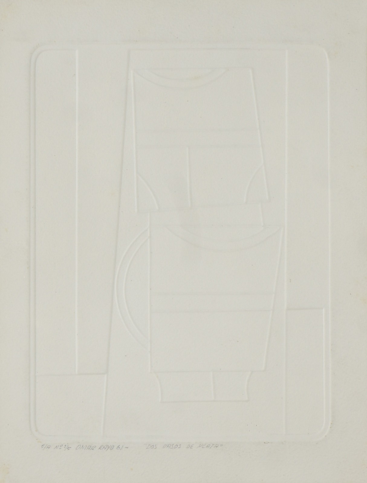 Ómar Rayo (1928-2010), Dos Vasos de Plata - foto 1 de 4