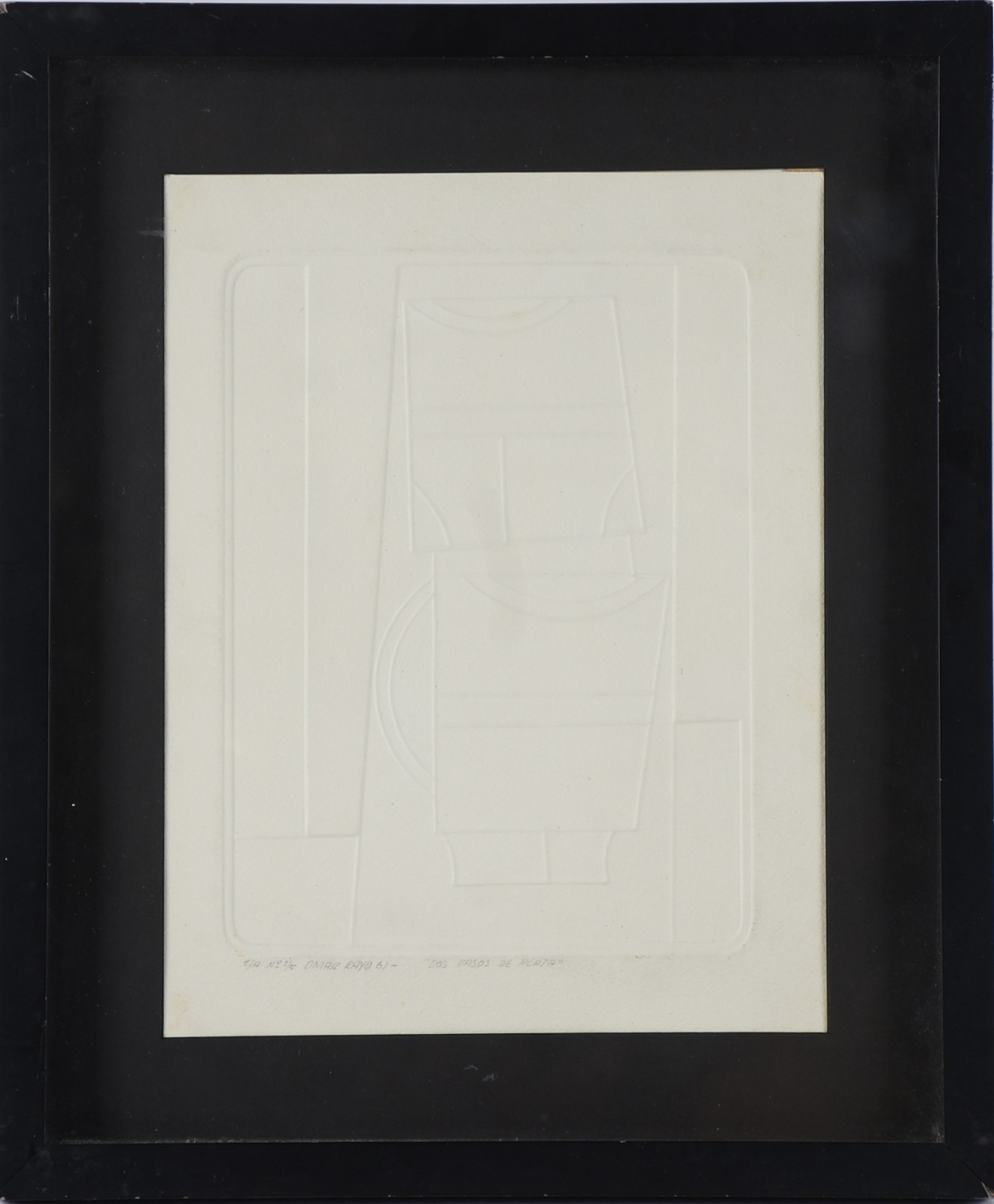 Ómar Rayo (1928-2010), Dos Vasos de Plata - foto 2 de 4