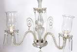 Lustre de cristal para 3 luzes. - Lustre de cristal para 3 luzes.