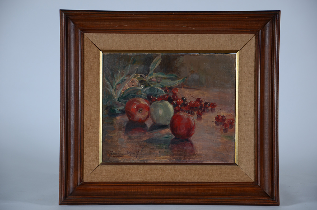 GEORGINA DE ALBUQUERQUE (1885 / 1962) - Frutas - ost - 38 X 46