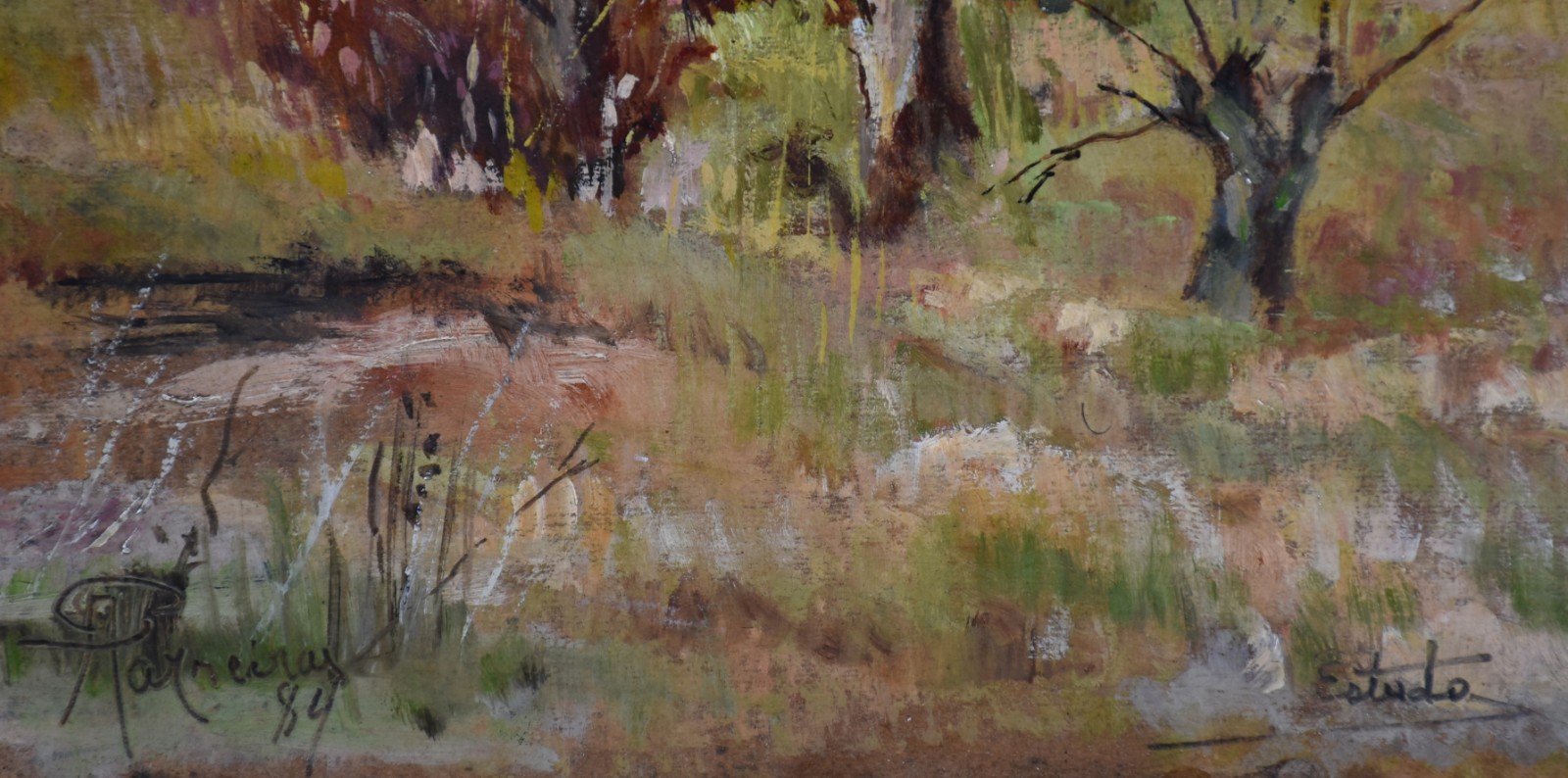 Antônio Parreiras (1860-1937), Paisagem com árvores - foto 2 de 4