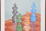 Claudio Tozzi (1944), Xadrez - Serigrafia 52/74.