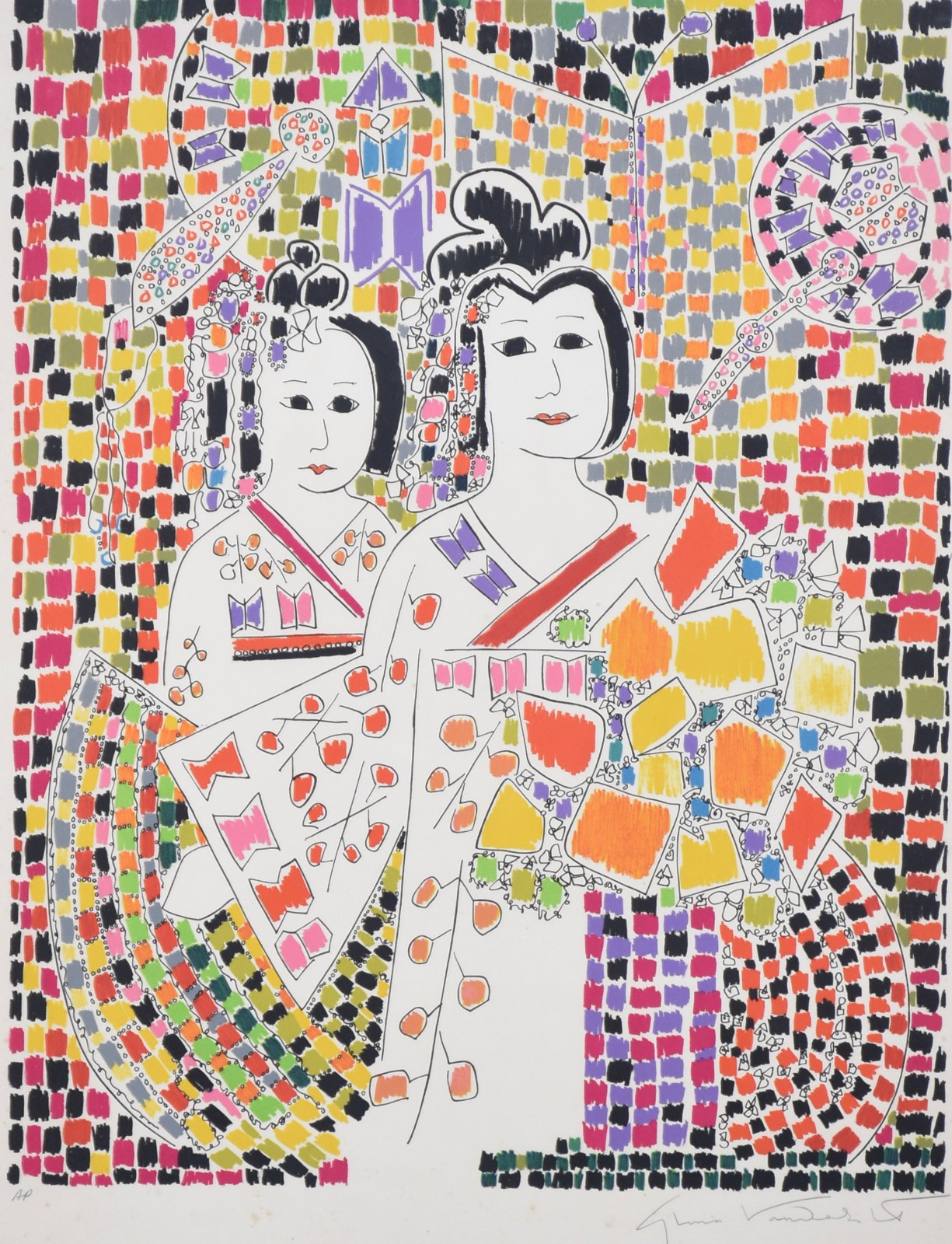 Gloria Vanderbilt (1924-2019), Two Women - foto 1 de 6
