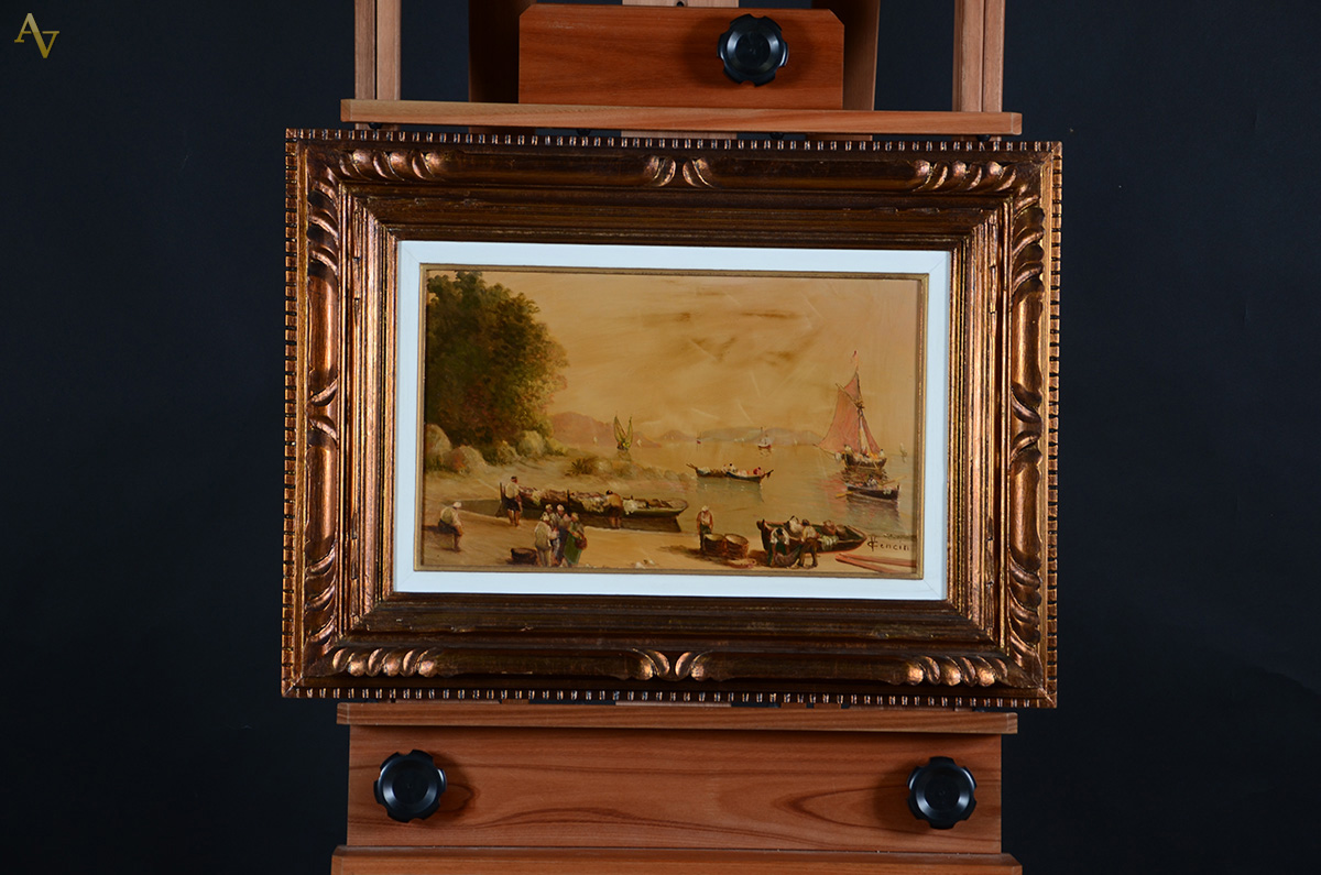 VINCENZO CENCIN - Marinha - ostcm - Medida: 30 x 50 cm. - foto 2 de 2