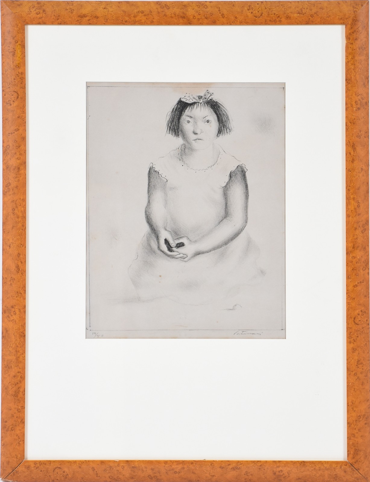 Cândido Portinari (1903-1962), Menina com laço no cabelo - foto 2 de 5