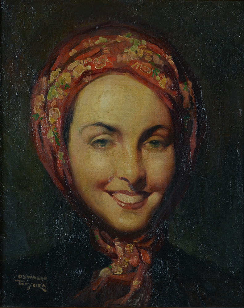 OSWALDO TEIXEIRA - Figura Feminina - OSTC - 41 x 33 - foto 1 de 2