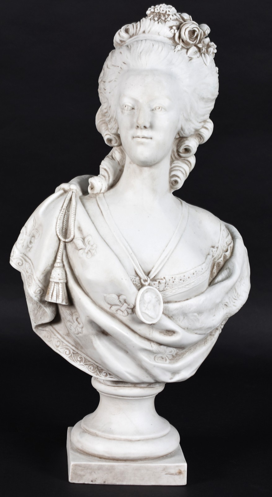 Félix Lecomte (1737-1817), Busto da rainha Maria Antonieta (1755-1793) - foto 1 de 6