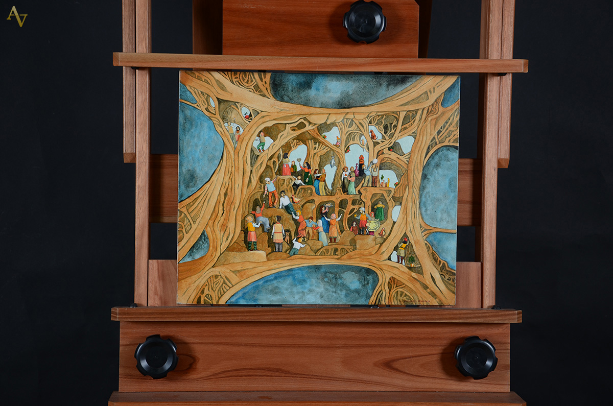 BORGERTH - Quase abstrato - ost - 38 X 46 - foto 2 de 2