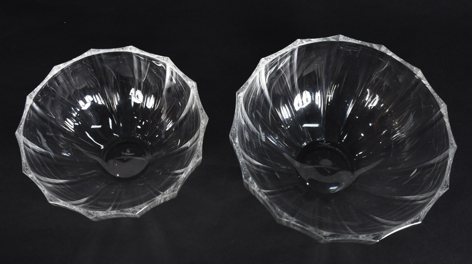 Dois bowls de cristal Nachtnann (tamanhos diferentes). - foto 3 de 4