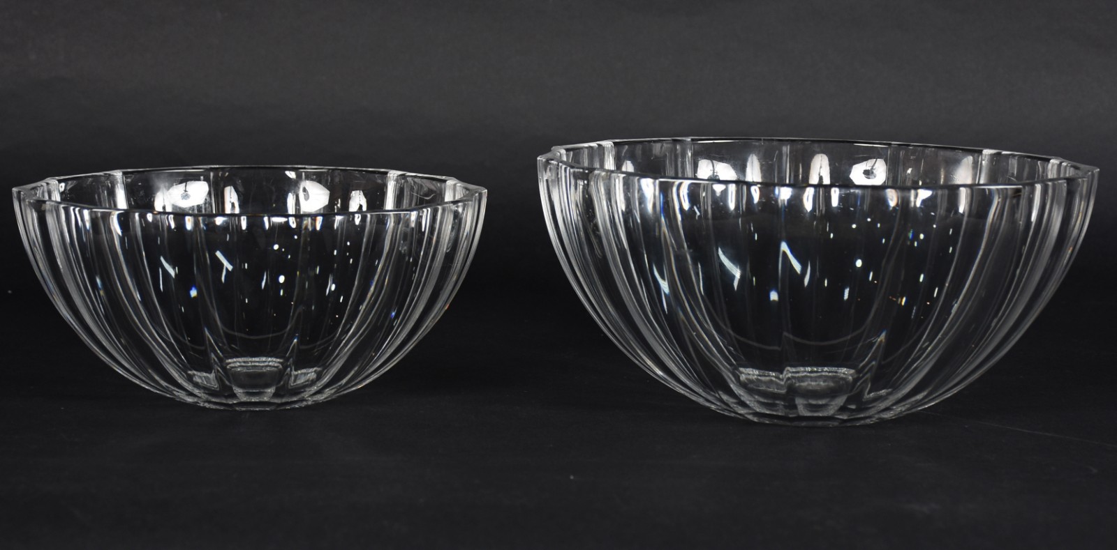 Dois bowls de cristal Nachtnann (tamanhos diferentes). - foto 2 de 4