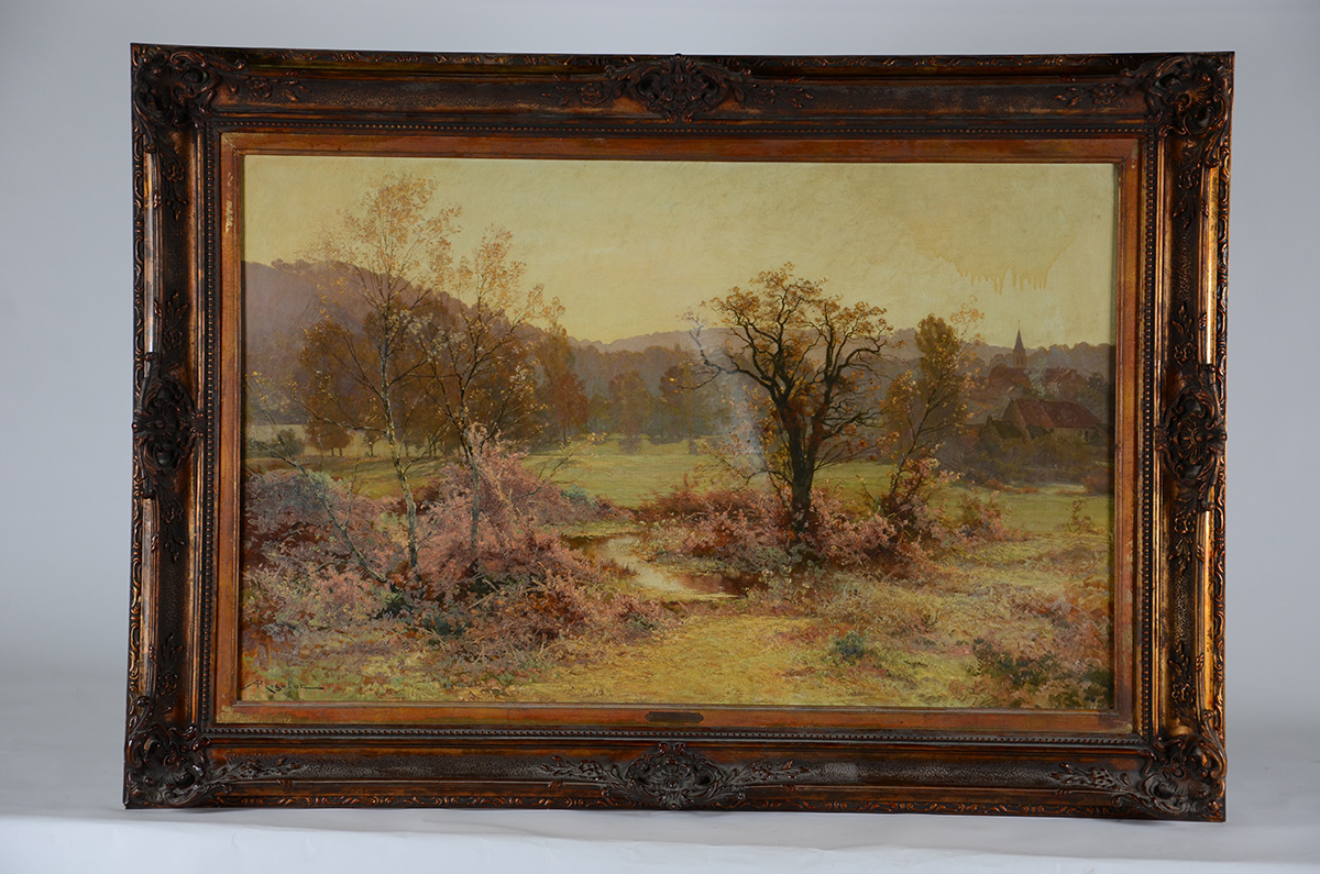 RIGOLOT, Albert Gabriel (França, 1862 / 1932) - Paisagem de outono...