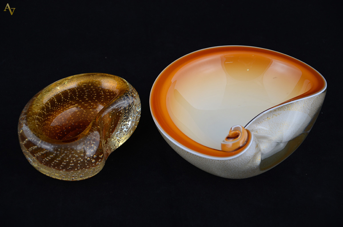 Dois bowls em murano