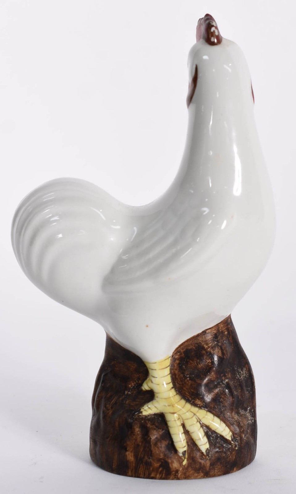 Estatueta de porcelana oriental representando galo em policromia... - foto 2 de 5