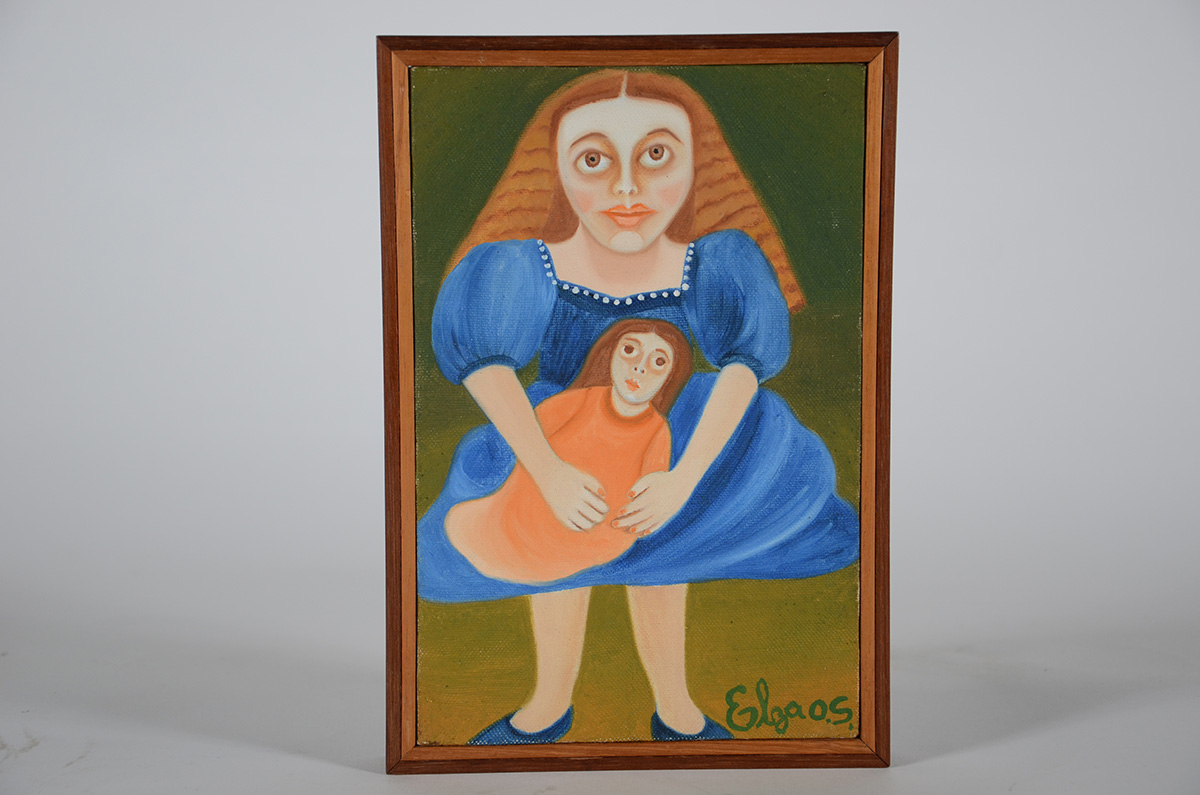 ELZA O.S. - Menina com boneca - ost - 24 x 16