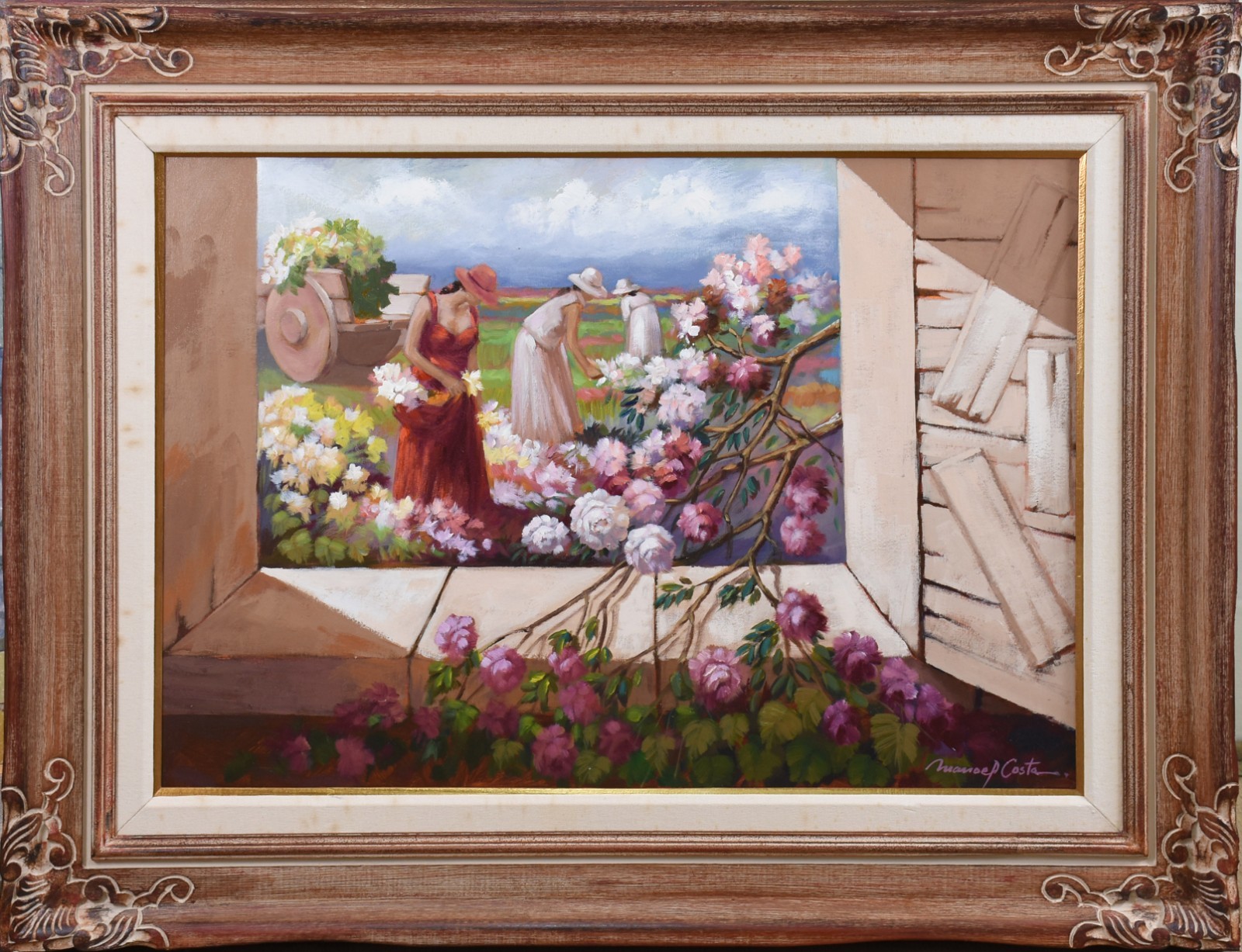 Manoel Costa (1943), Janela com Floristas - foto 2 de 4