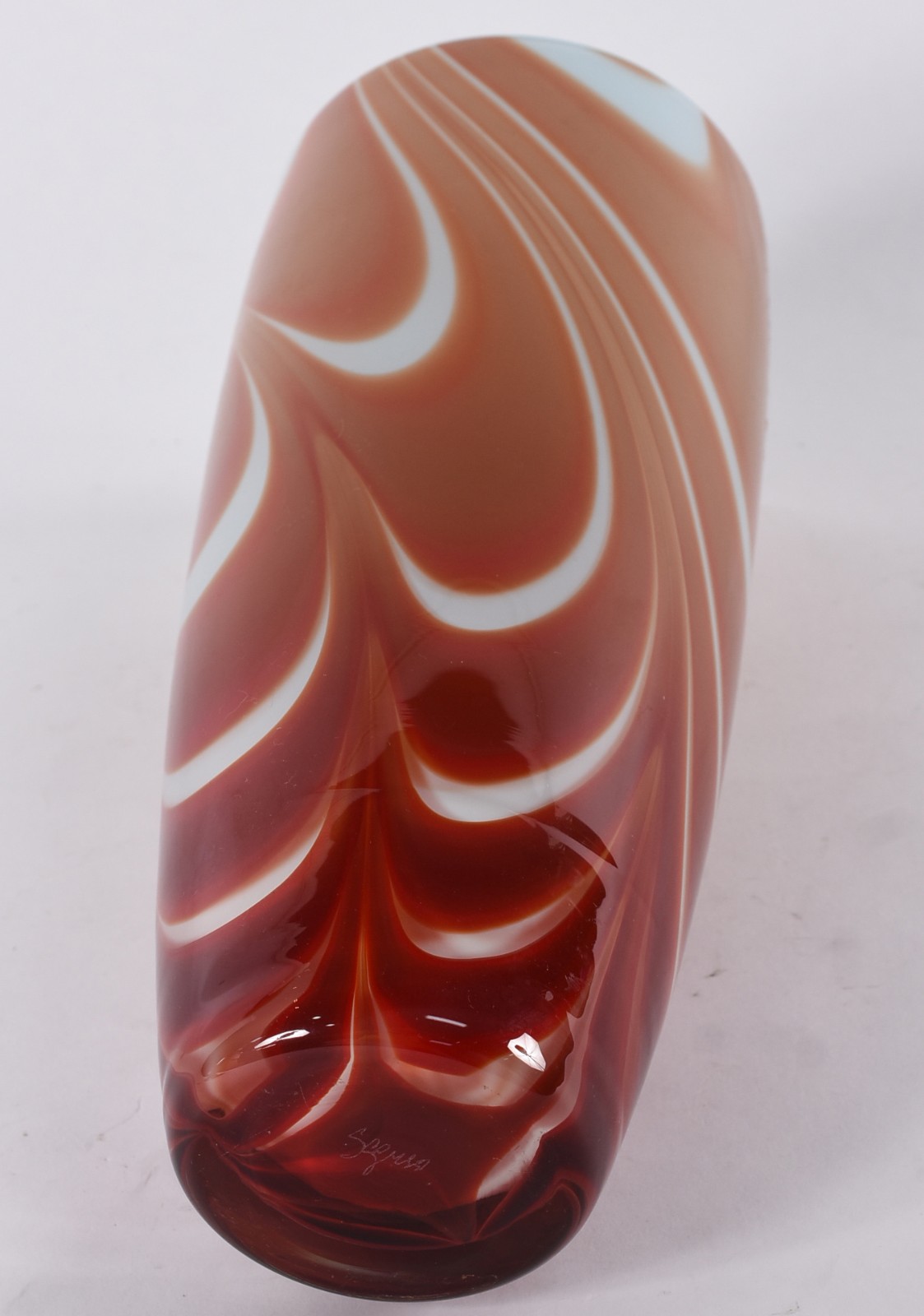 Vaso de vidro decorativo mesclado. - foto 5 de 5
