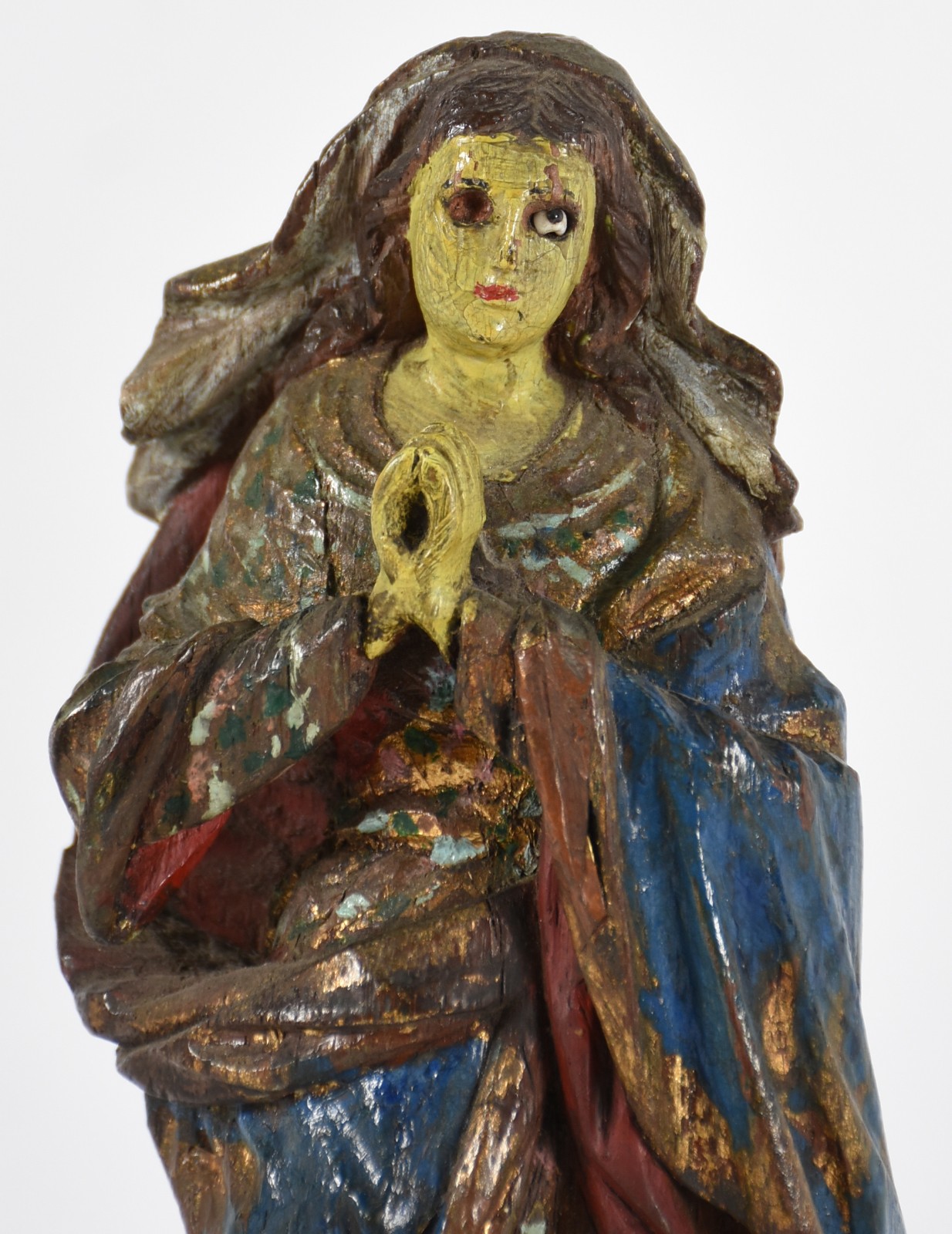 Nossa Senhora - Imagem de madeira policromada. - foto 2 de 4