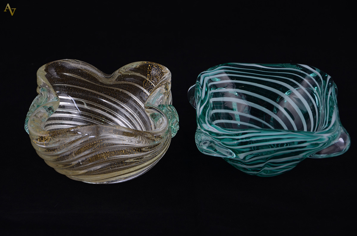 Dois bowls em murano
