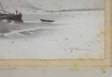 Francisco Goldschmidt (1910), Marinha com Barcos - Par de aquarelas, século XIX (Precisando de limpeza).