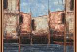 José Paulo Moreira da Fonseca (1922-2004), A Ci... - Óleo sobre tela, datado 1984.
