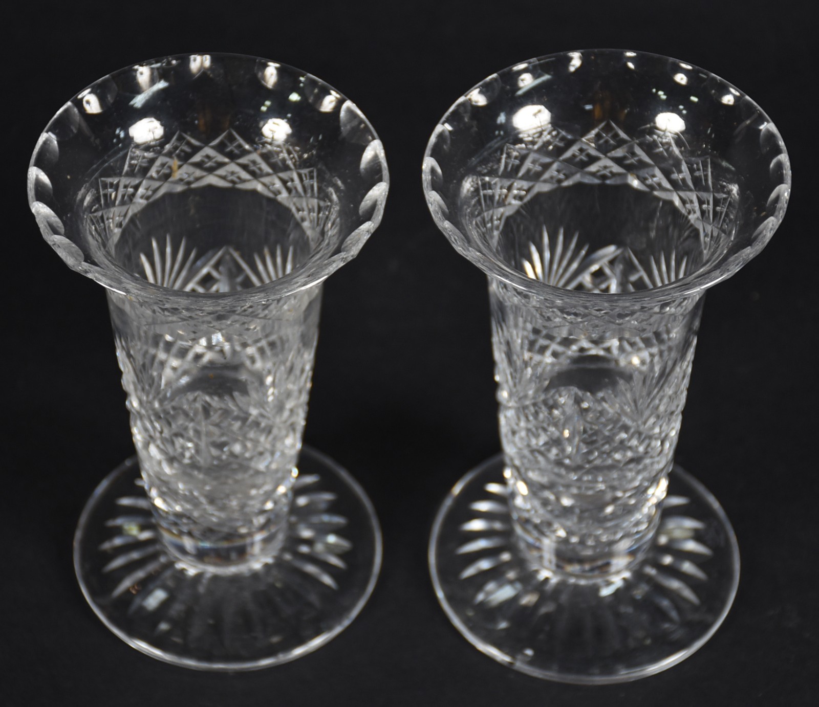 Par de solifleur de cristal. - foto 3 de 4