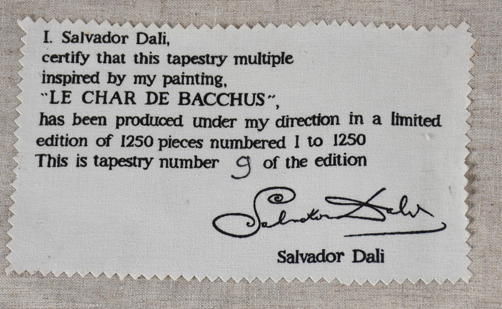 Salvador Dalí (1904-1989), Le Char de Bacchus - foto 4 de 4