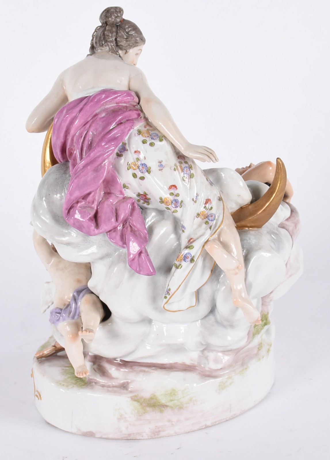 Grupo escultórico em porcelana Meissem (braço com restauro). - foto 7 de 7
