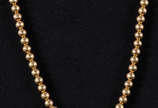 Colar em bolas de ouro 18k. Peso 36.5g. - Colar em bolas de ouro 18k. Peso 36.5g.