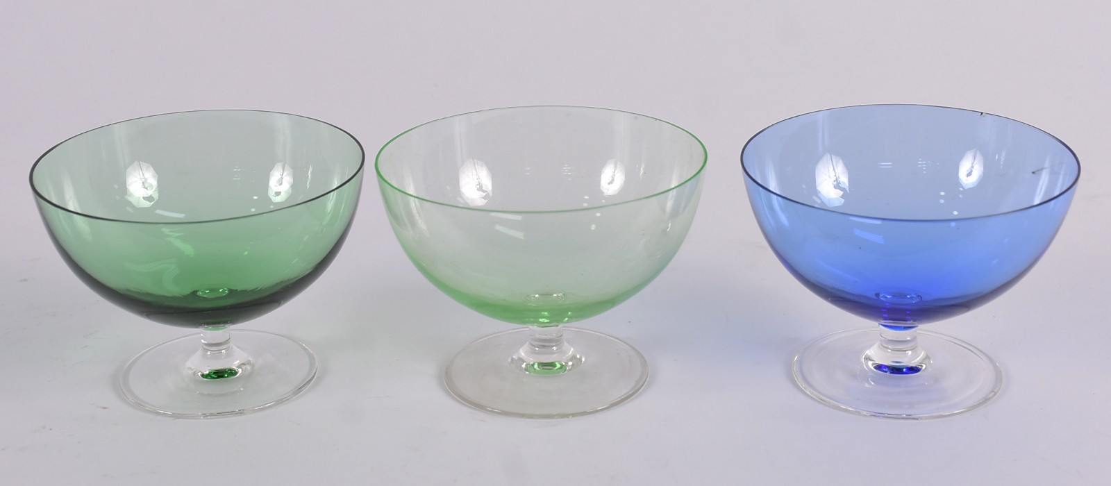 Dez taças de cristal colorido para sorvete - foto 3 de 4