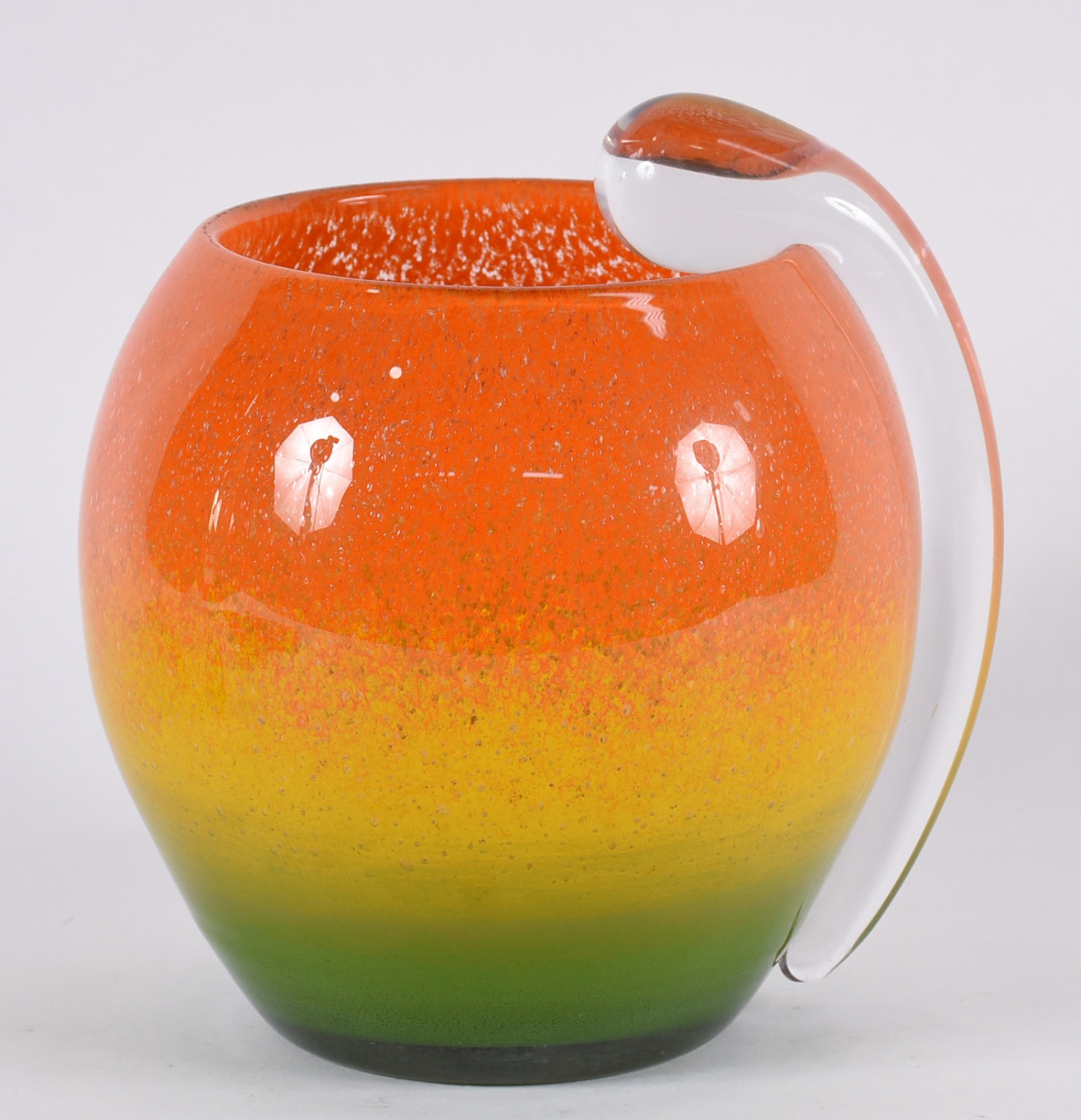 Vaso de vidro decorativo. - foto 1 de 3