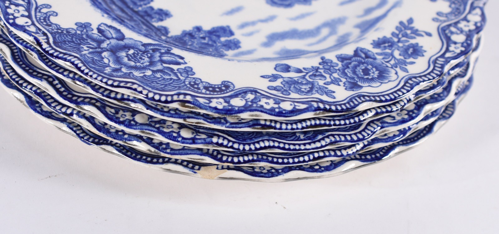 Parte de serviço de jantar de porcelana ingelsa SCENERY, CROWN DUCAL... - foto 2 de 5