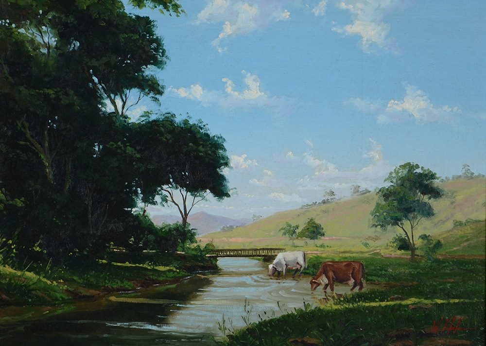 W. VILELA - Paisagem rural - OST - 46 X 33 - foto 1 de 2