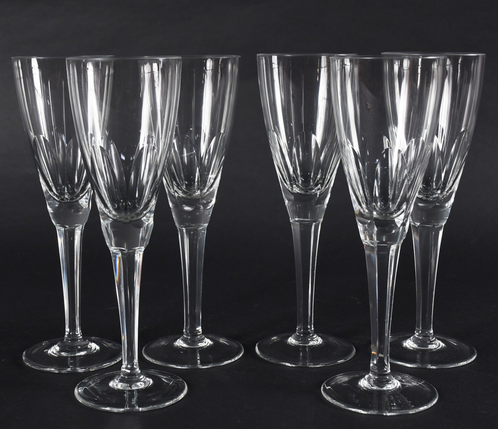 Seis flutes de cristal. - foto 1 de 4