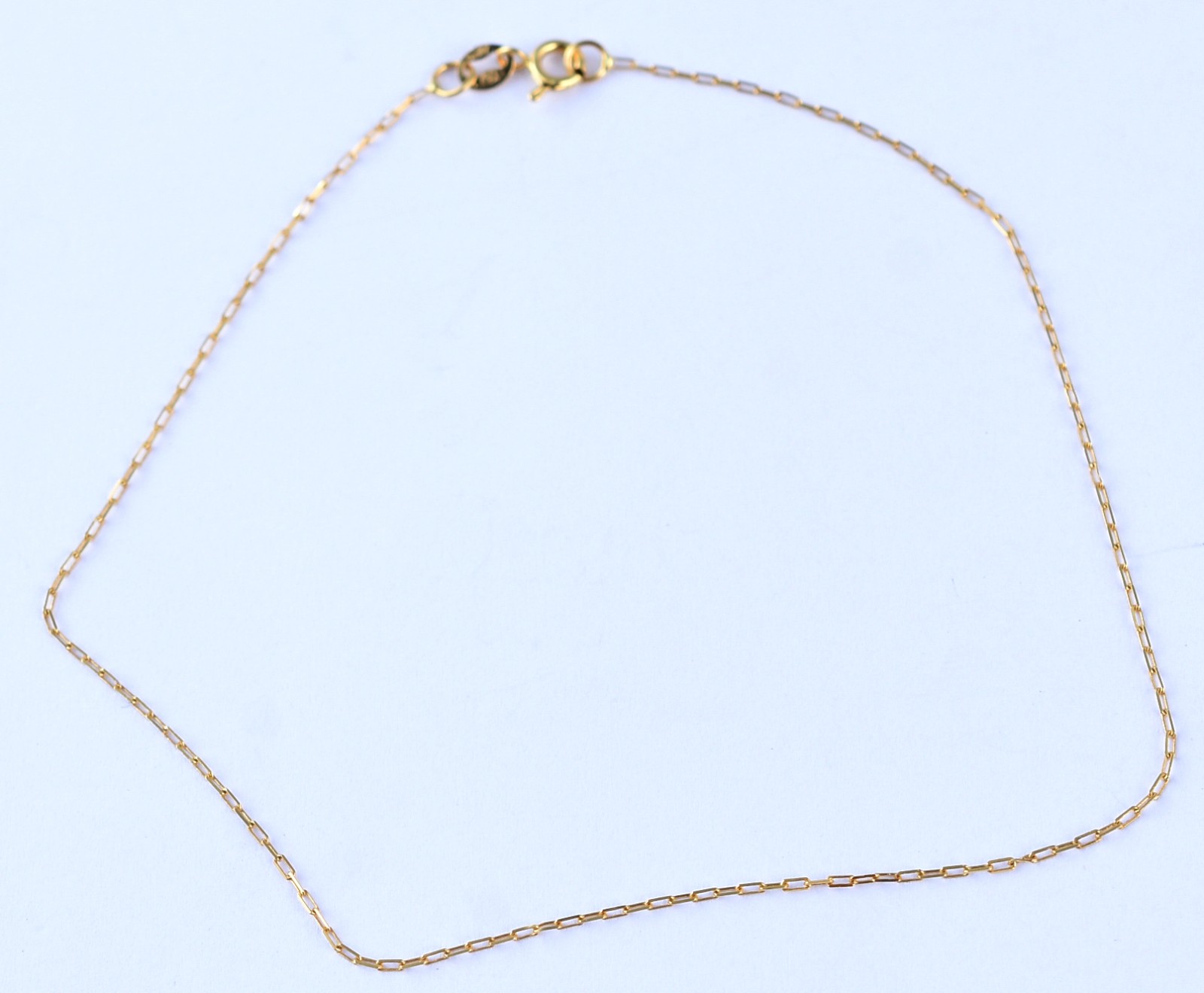 Tornozeleira em ouro 18 k ( Por questão de segurança a peça não se... - foto 2 de 3