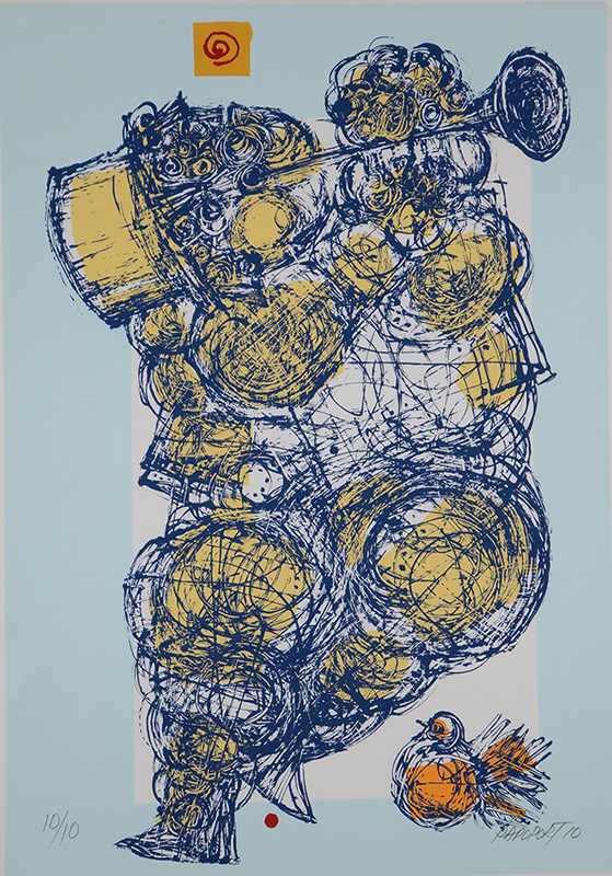RAPOPORT - Músicos - serigrafia - 3/10 - 1,00 x 72. Livro do artista... - foto 1 de 2