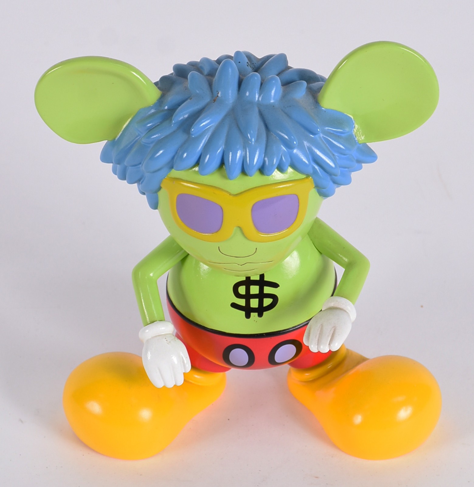 Keith Haring (1958-1990), Green Andy Mouse - foto 2 de 7