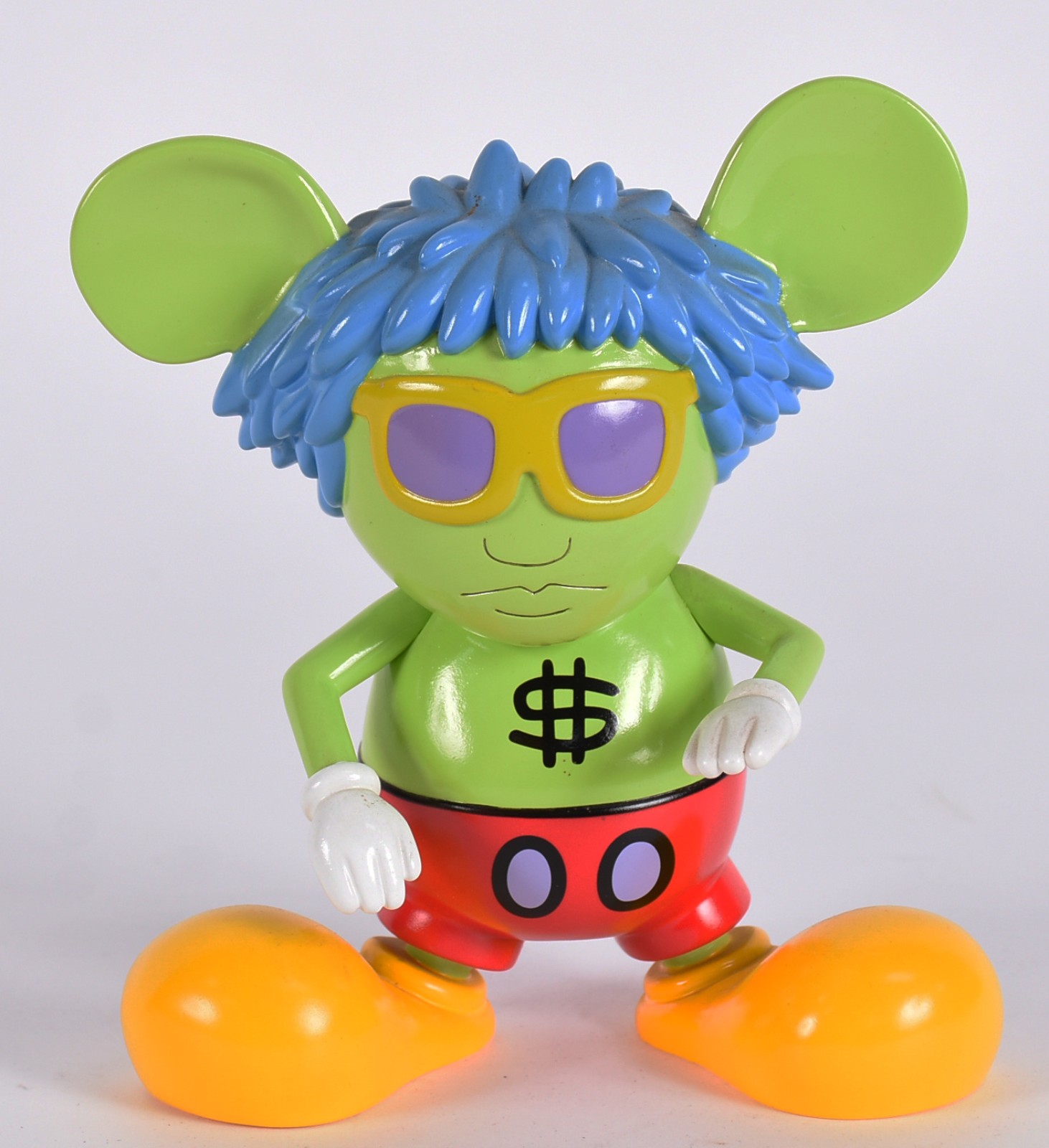 Keith Haring (1958-1990), Green Andy Mouse - foto 1 de 7