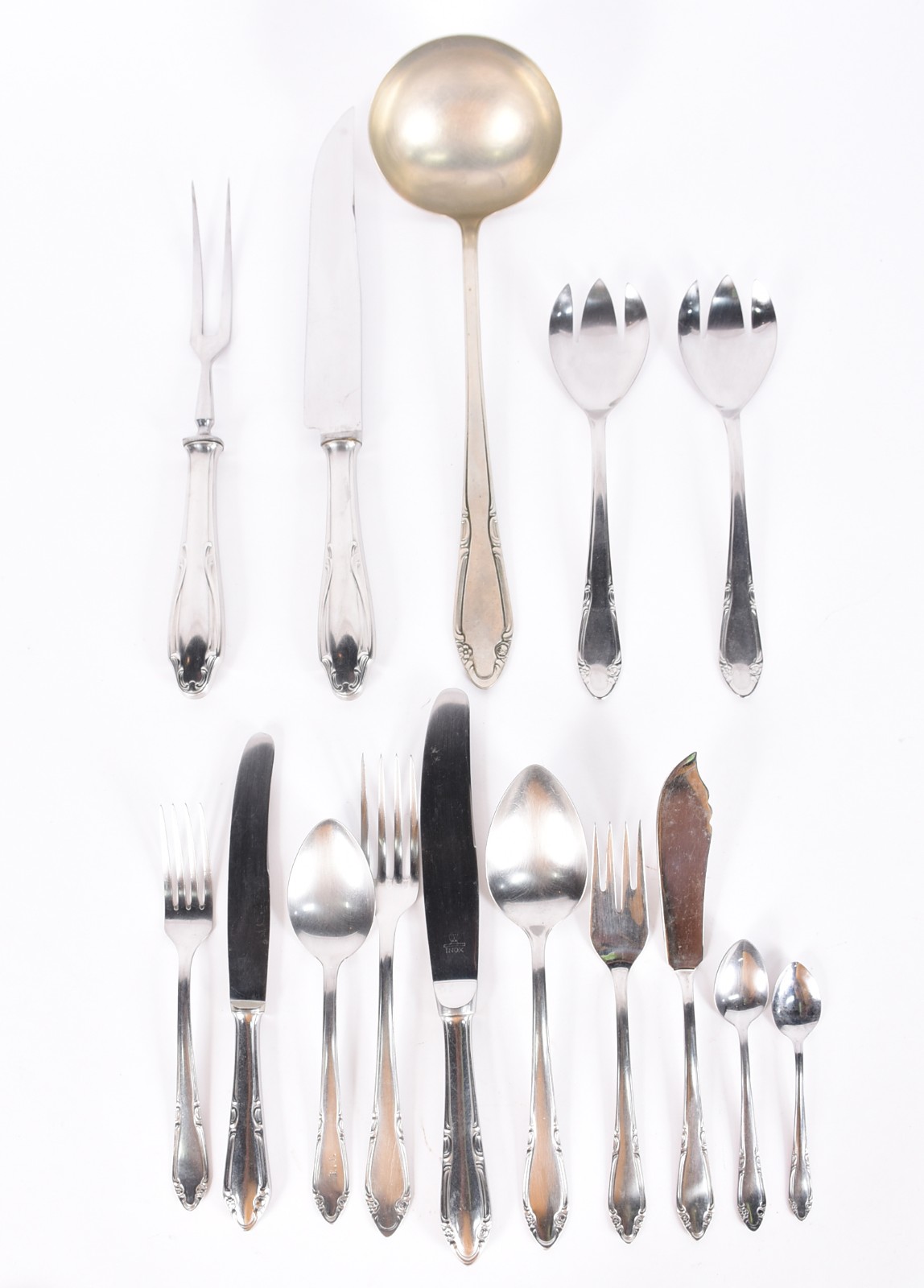 Faqueiro Inox composto de: 12 facas, 12 garfos, 12 colheres... - foto 1 de 6