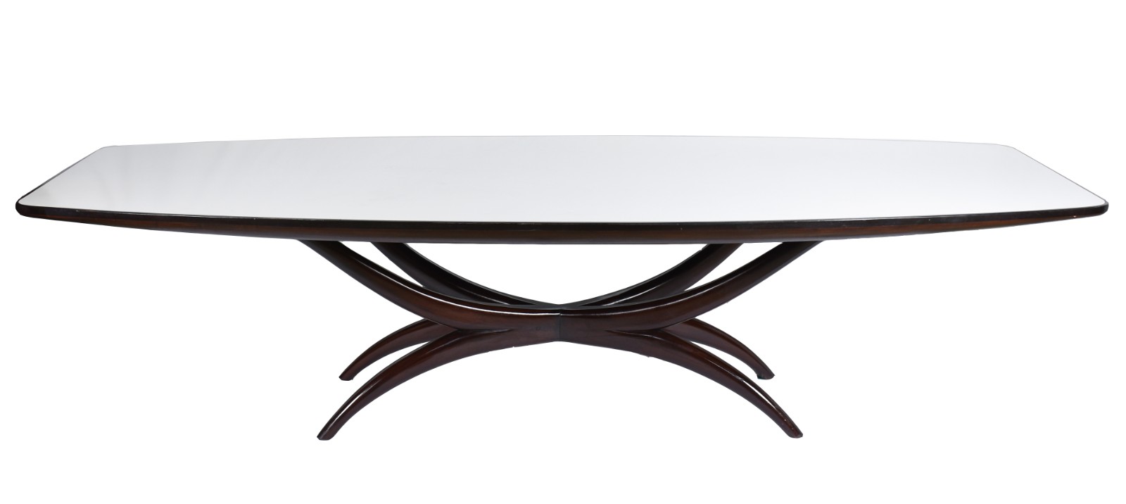 Mesa de jantar de madeira nobre, tampo inteiriço de madeira e formica... - foto 2 de 8