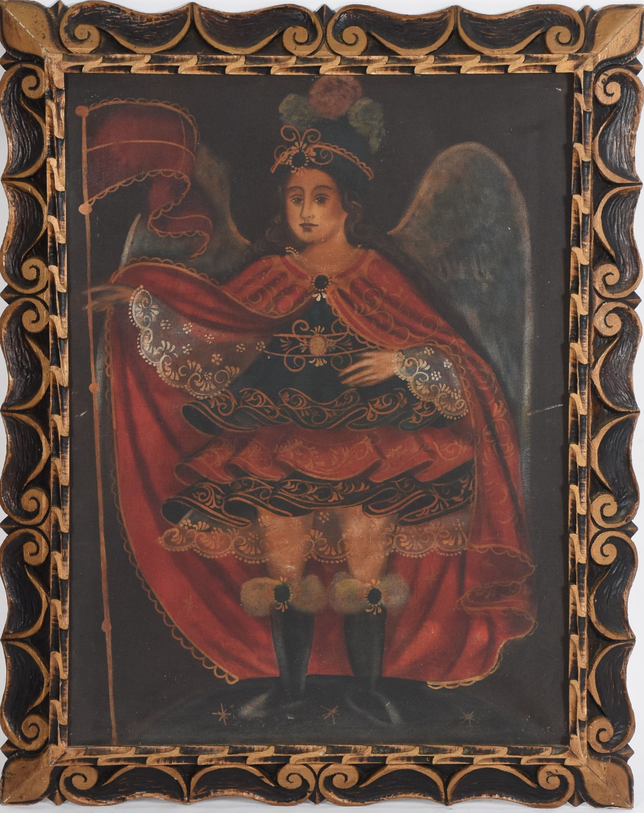 Escola Cusquenha (1538), Arcanjo - foto 2 de 3