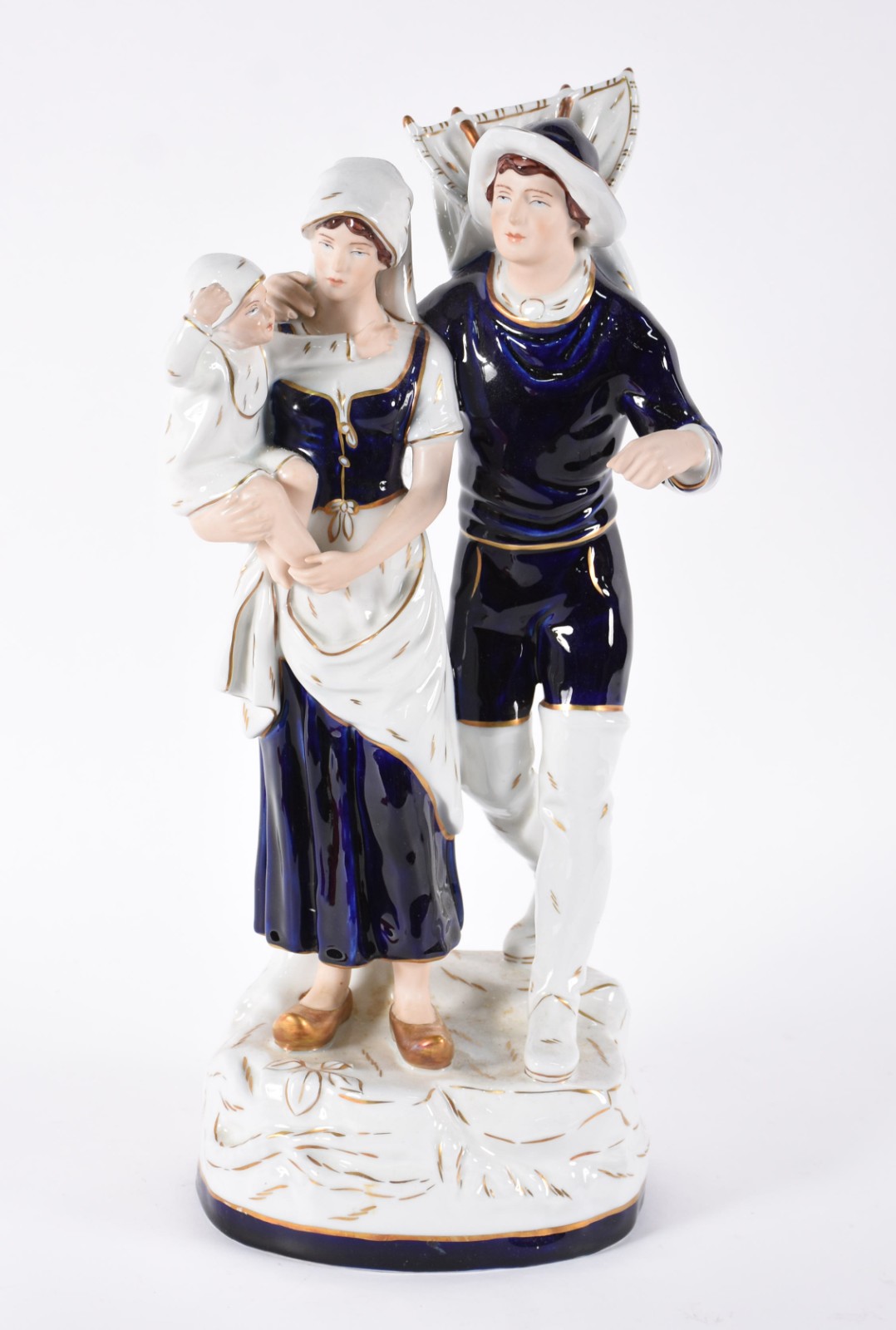 Grupo escultórico de porcelana policromada tcheca Royal Dux... - foto 1 de 5