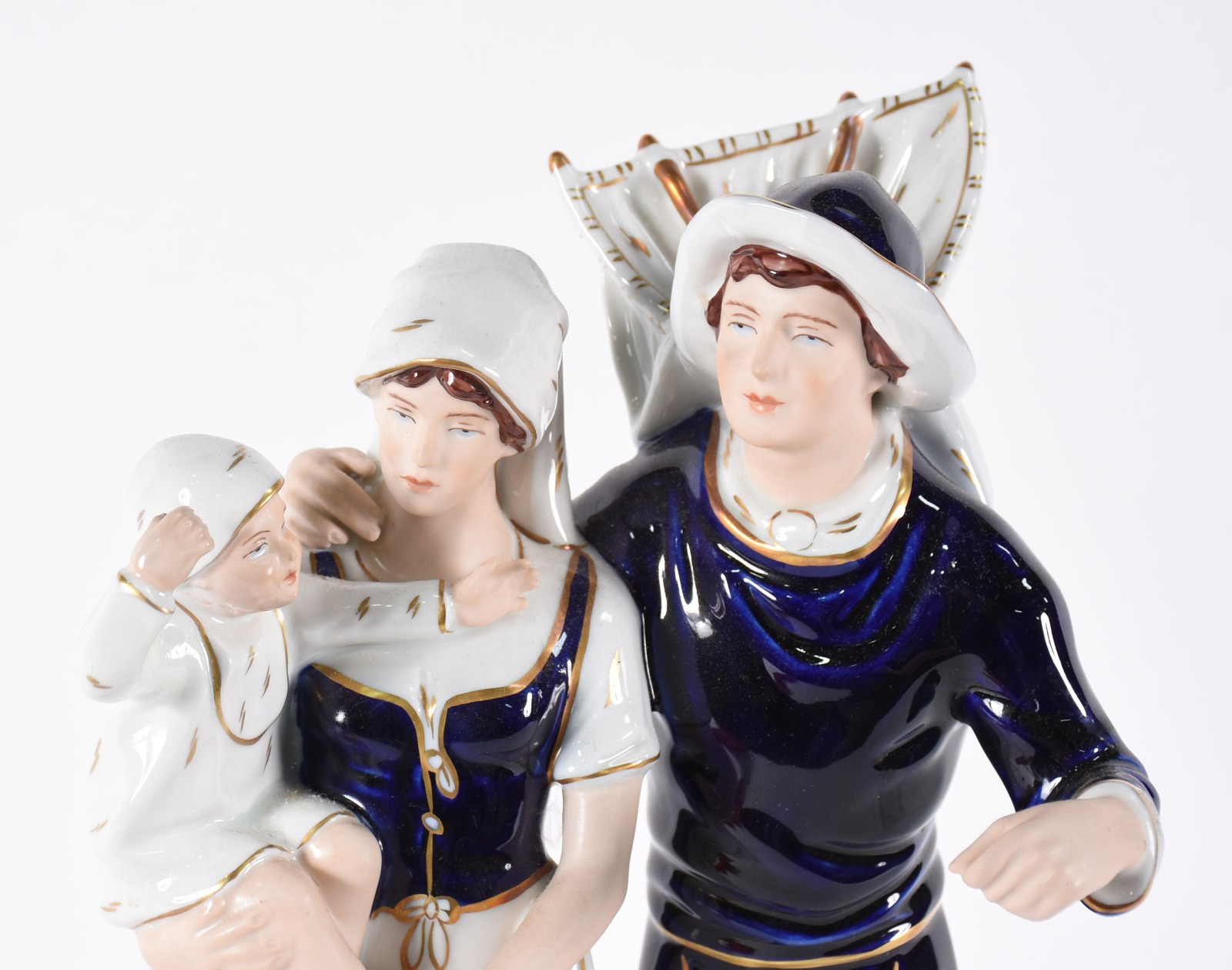 Grupo escultórico de porcelana policromada tcheca Royal Dux... - foto 2 de 5